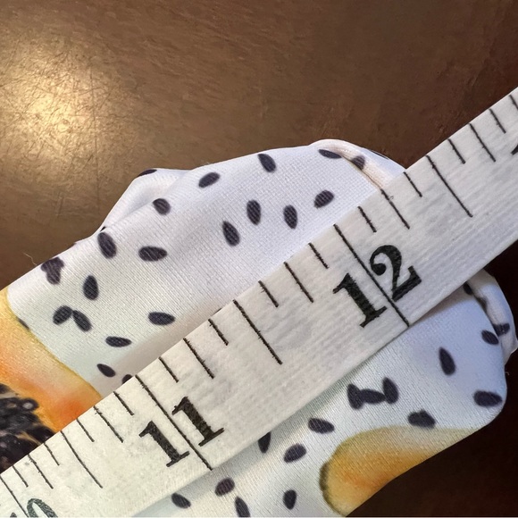 Zaful bikini Papaya design Knot High Cut padded Size S/4 us - Picture 7 of 10